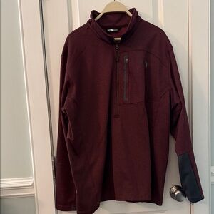 The North Face Burgundy Pullover